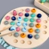Montessori mầm non dạy học tập trung vào đào tạo sức mạnh hạt clip 1 vườn ươm đồ chơi giáo dục có hiệu lực từ 3-6 tuổi Đồ chơi bằng gỗ