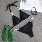 Châu Âu và Hoa Kỳ bikini gợi cảm AliExpress ebay Amazon vụ nổ mô hình chuỗi kim cương áo tắm vàng phụ kiện áo tắm - Bikinis