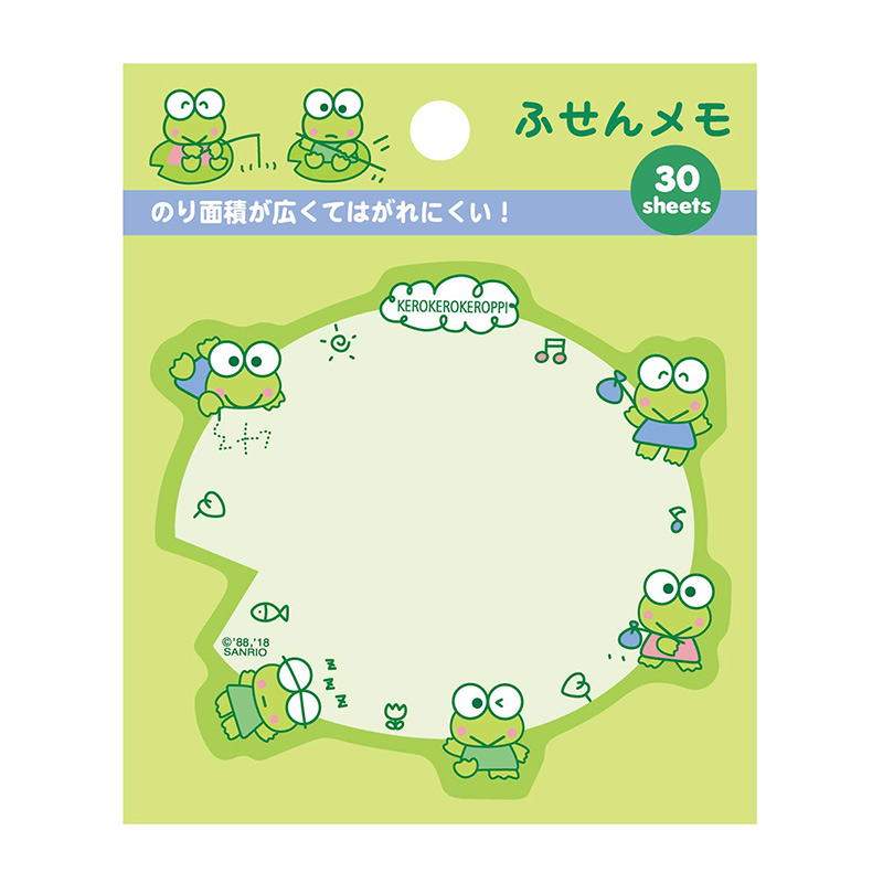 大眼蛙-新【9.9包邮】创意可爱卡通日式便利贴留言记事N次贴可粘创意便签