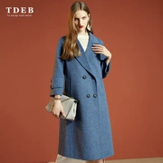 TDEB2019 áo khoác cashmere hai mặt cao cấp Albaka mới của phụ nữ áo len nữ - Áo len lót đôi