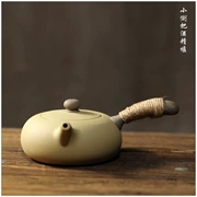 Trà cổ Đài Loan đá cũ bùn đá gốm bên nồi đặt tay cầm dài - Trà sứ