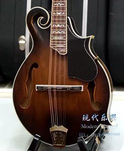 Современный музыкальный инструмент Полный ручной работы F Mantu Bell Play Mandolin Mandolin 8 струнный рояль