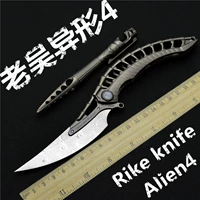 Onemic Original Rike Old Wu Xing 4 Малайзийский сталь стальной складной нож Genkin Genkin