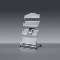 Deli 9308 газетный журнал Rack Shelter Standing Book Газета полка