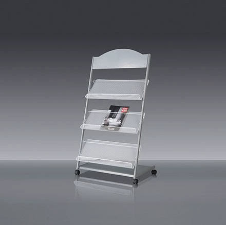 Deli 9308 газетный журнал Rack Shelter Standing Book Газета полка