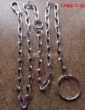Жирная и расширенная железная цепь домашних животных в больших собачьей и собачьей цепи металлической железной цепи