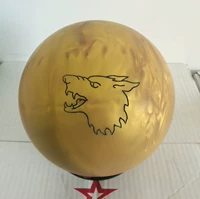 Yabangi thương hiệu chuyên nghiệp UFO 11M đĩa bay tùy chỉnh bowling đầu sói vàng 11 pounds - Quả bóng bowling giày chơi bowling