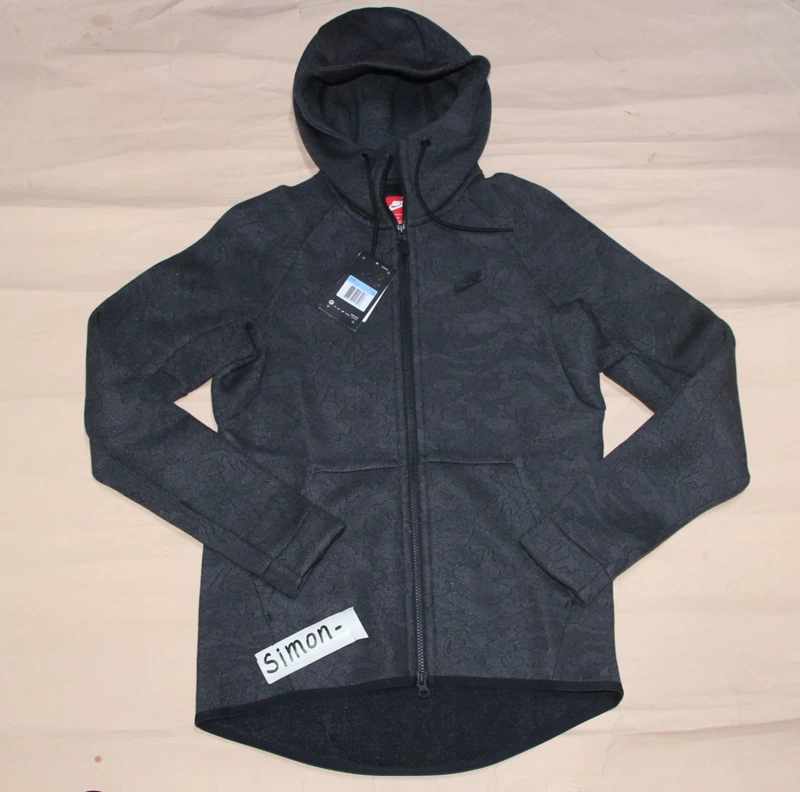 Nike Tech Fleece Nike мужская толстовка спортивная куртка с капюшоном 863815-466-038