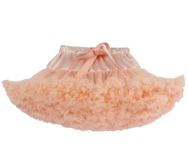 Beige Pinkins Hot money Netting Half body Fluffy skirt tutu skirt PetticoatMicroSkaterMiniSkirt