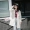 DK stunner Nhật Bản cao đẳng dụng cụ áo gió áo khoác nữ dài phần dài tay đơn ngực 2018 mùa thu mới