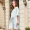 Đầm bà bầu màu hè 2019 phiên bản Hàn Quốc mới của những chiếc váy bà bầu cỡ lớn rộng rãi ngắn tay thời trang váy dài - Áo thai sản