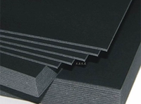 1200g xay nhuyễn qua trái tim A5 bìa cứng màu đen Album bìa giấy DIY dày giấy đen dày 1,8mm A5 - Giấy văn phòng giấy a4 500 to