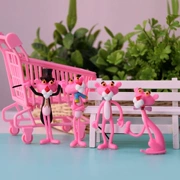 Blind Box Blind Bag Dalang Pink Leopard Nhảy Tiger Little Doll Cô gái Trái tim Trang trí máy tính để bàn Trang trí bánh sinh nhật