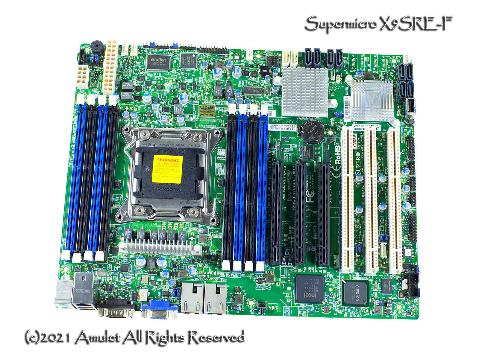Supermicro/超微 X9SRE-F C602 PCI-X*3工控服务器主板，准新现货-淘宝网