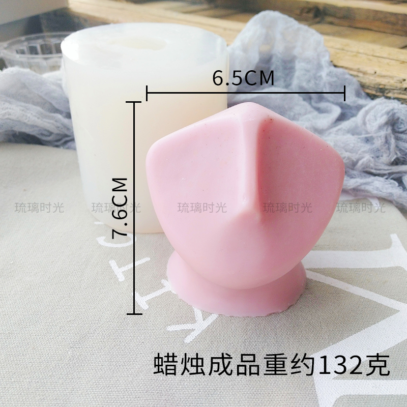 Faceless Portrait Mold L179the republic of korea Ins wind 3D three-dimensional  head portrait Aromatherapy gypsum candle Incense expanding stone Home furnishings silica gel mould