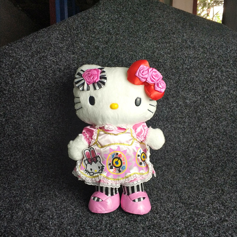 Pink Alice Kitty (30Cm Bag)Children's Day gift Japan sanrio  hellokitty Plush Doll Hello Kitty doll appease On the bed Toys