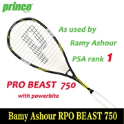 Nam và nữ hoàng tử PRO BEAST POWERBITE 750 chuyên nghiệp đầy đủ carbon squash racket 7S508