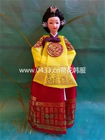 Южная Корея импортировала королева суда Ханбок Кукла/Корейская традиционная поделка/мебель/подлинная/H-P03702