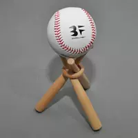 Mini rắn gỗ bóng chày bat mô hình softball bóng chày hiển thị kệ cơ sở hiển thị mũ bóng chày vành ngắn