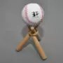 Mini rắn gỗ bóng chày bat mô hình softball bóng chày hiển thị kệ cơ sở hiển thị mũ bóng chày vành ngắn