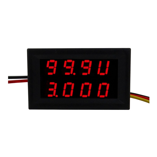 0-100V // 0-999.9MA-3.000A Точность переменной четыре светодиода DC Двухцветное напряжение.