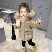 Khaki y двойной карманный воротник Parker Parker