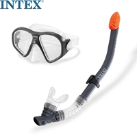 Intex, импортный материал, дыхательный комплект, водонепроницаемая трубочка для плавания, защитная маска для снорклинга без запотевания стекол, дайвинг