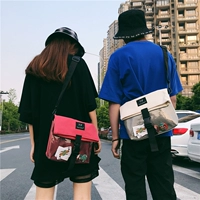 Брендовая трендовая сумка через плечо в стиле хип-хоп, сумка на одно плечо, в корейском стиле