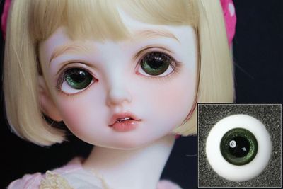 taobao agent [YH] [Limited Edition] [Sell] BJD boutique glass eye bead/S03 smoke gray green/141618mm