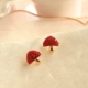 Красный бриллиант гриб.Стальная игла
