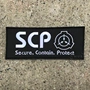 SCP Foundation Logo Magic Sticker Thêu SCP Vest chiến thuật Nhãn dán tình yêu siêu nhiên hình dán áo