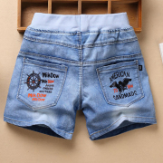 Trai quần short mùa hè 2018 mới của Hàn Quốc phiên bản của cậu bé lớn con denim cotton phần mỏng Hàn Quốc phiên bản của cậu bé con