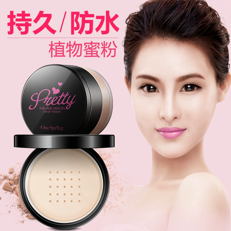 Yizhichun Silky Makeup Loose Powder Lasting Oil Control Concealer Mạnh mẽ Phấn phủ Loose Powder Refreshing Oil Control Mỹ phẩm dành cho sinh viên Nữ - Quyền lực