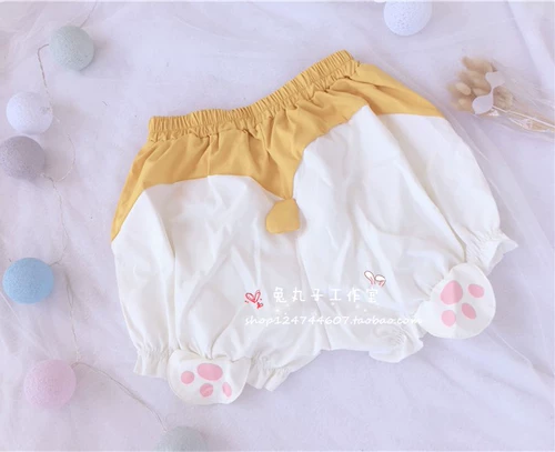 Мягкий милый Corgi PP форма тыквенные брюки Home Girl Soft Girl Claw вышитые пленки из фонаря нижние шорты