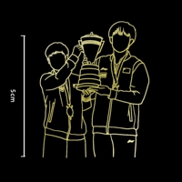 Wang Chuqin Sun Yingsha Cartoon L