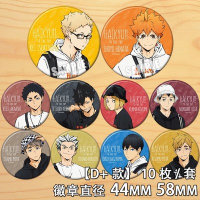 taobao agent Volleyball Teenagers COS COS Jingzhi Ri to Moon Island Firefly Non -Poster Trade Animation Medal Badge Boy D+Model