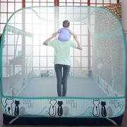 2018 mới yurt muỗi net cài đặt miễn phí 1.5 1.8 m giường x2.0 m 2.2 m đôi hộ gia đình dày mã hóa