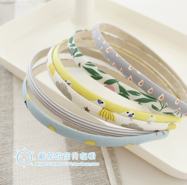 Em bé headband Hàn Quốc headband nữ đơn giản hoang dã vải tươi cô gái phụ kiện tóc bé kẹp tóc 2019 mùa xuân mới - Phụ kiện tóc