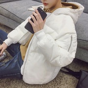 2017 mùa đông mới Hàn Quốc bánh mì quần áo coat jacket nam thanh niên áo khoác kích thước lớn dày vài bông quần áo