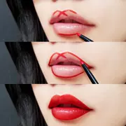 Joker phụ nữ mang thai chống màu kép sử dụng chì kẻ môi không thấm nước sơn đỏ vẽ môi bút chì tự động xoay miệng son - Bút chì môi / môi lót