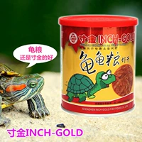 Показать дюймовый золотой черепах пища креветки дюйм