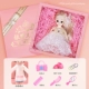 Pui Ling Barbie Doll Gift Set đơn dễ thương công chúa chiếc váy cô gái toy 16cm kèn nhỏ Lolita