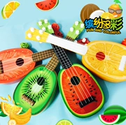 Đồ chơi guitar nhỏ của trẻ em có thể chơi mô phỏng nhạc ukulele vừa mới bắt đầu chơi nhạc cụ để gửi picks