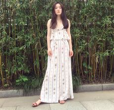 00linjou玲玖复古英伦学院风格修身显瘦背带高腰阔腿毛呢短裤女冬月售