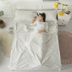 Kẻ sọc đơn giản bông cotton túi ngủ du lịch du lịch khách sạn bông du lịch nam giới và phụ nữ giường đôi đơn Túi ngủ
