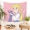 Bắc Âu INS Phim hoạt hình Cô gái màu hồng Nước Ice Moon Trang trí tường Tấm thảm Phòng ngủ Phòng khách Treo Vải Khăn trải bàn Nền vải thảm treo tường phòng khách