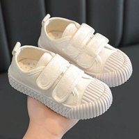 Белая обувь подходит для мужчин и женщин для мальчиков, белая детская тканевая спортивная обувь для раннего возраста в помещении