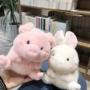 Phim hoạt hình dễ thương lợn đồ chơi thỏ dễ thương thỏ búp bê nhỏ màu vàng vịt cô gái trái tim búp bê lấy máy búp bê - Đồ chơi mềm mua gấu bông