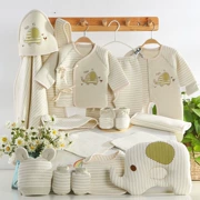 Bộ quần áo sơ sinh cotton cho bé sơ sinh 0-3 tháng 6 mùa thu và mùa đông chỉ cho bé sơ sinh