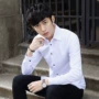 12 nhân dân tệ mùa hè kinh doanh Mỏng dài tay dụng cụ áo sơ mi trắng nam chuyên nghiệp dress shirt inch Hàn Quốc phiên bản sơ mi nam cao cấp